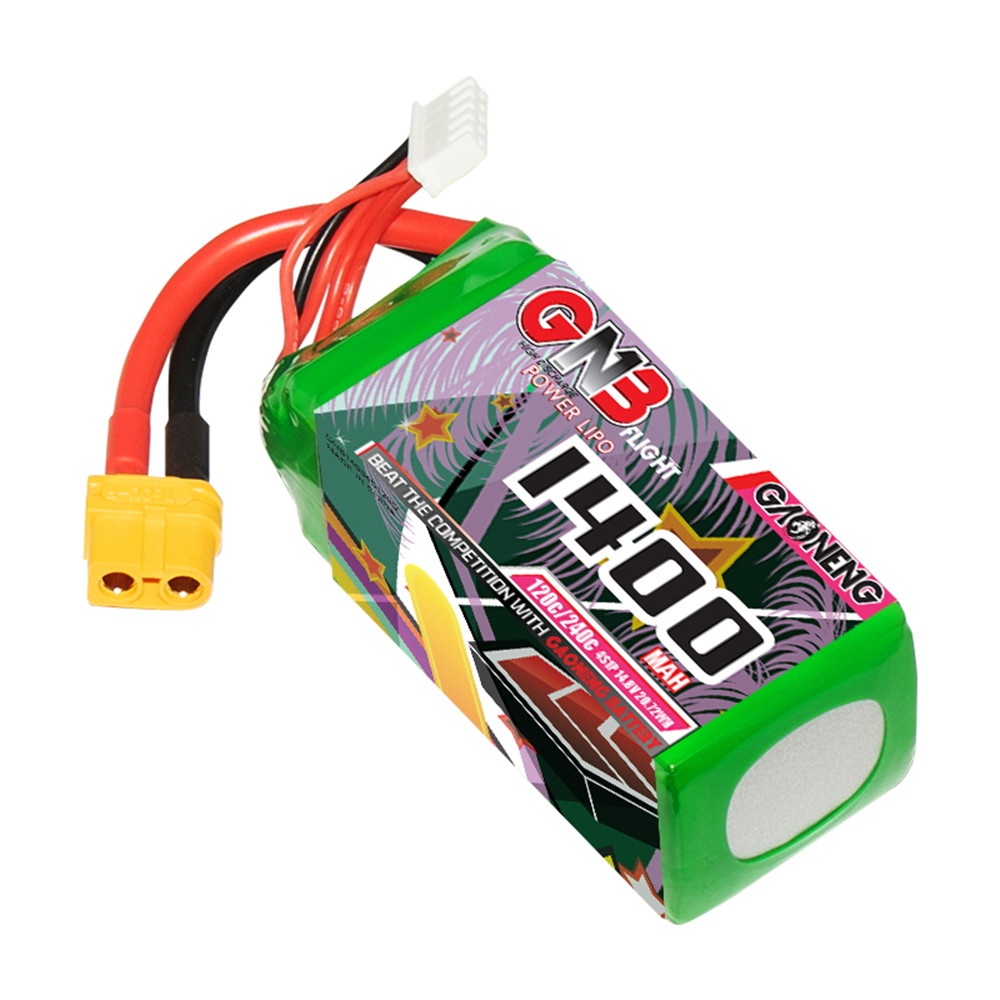 GaonengGNB148V1400mAh120C4SLiPoBatteryTXT60XT90EC5PlugforFPVRacingDrone-1949108-7