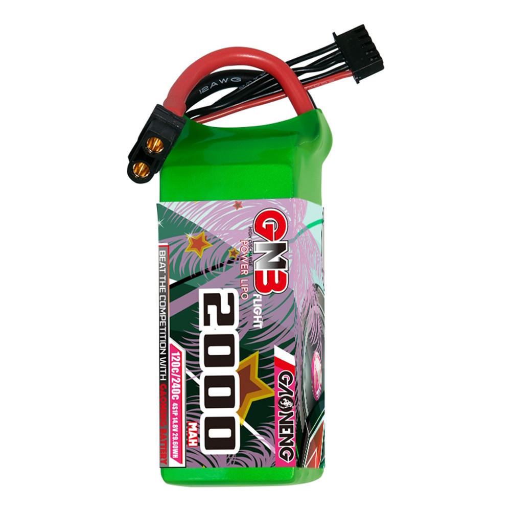 GaonengGNB148V2000mAh120C4SLiPoBatteryTXT60XT90EC5PlugforFPVRacingDrone-1949122-4