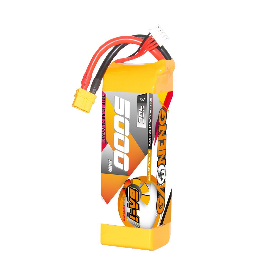 GaonengGNB148V5000mAh40C4SLiPoBatteryTPlugXT60Plugfor18ScaleRCCarRemoteControlTankRCAirplaneHelicopt-1992001-1