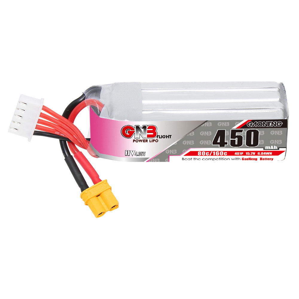 GaonengGNB152V450mAh80C4SHVLiPoBatteryXT30PlugforiFlightA85-1987120-4