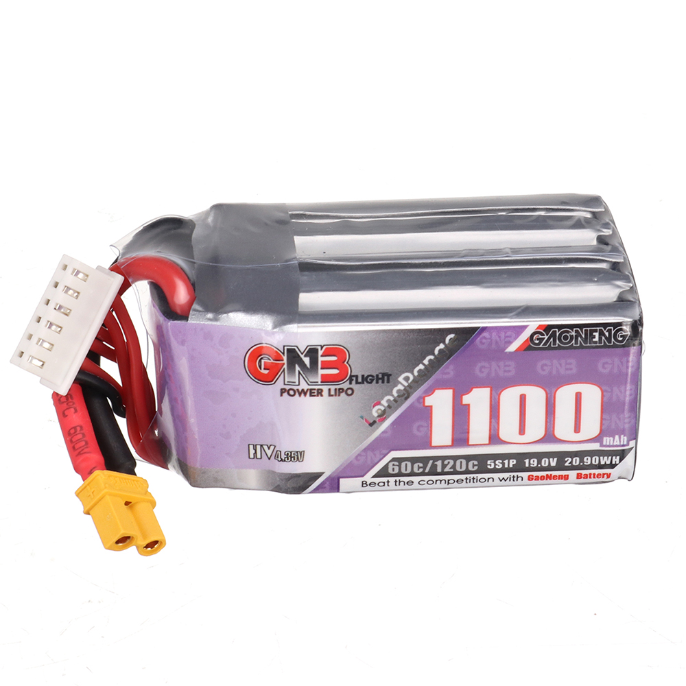 GaonengGNB19V1100mAh60C5SHVLiPoBatteryXT30XT60PlugforFPVRacingDrone-1890244-1