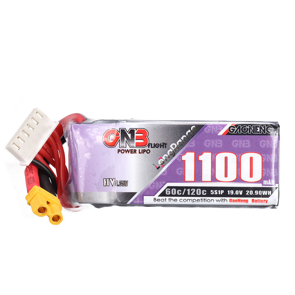 GaonengGNB19V1100mAh60C5SHVLiPoBatteryXT30XT60PlugforFPVRacingDrone-1890244-3