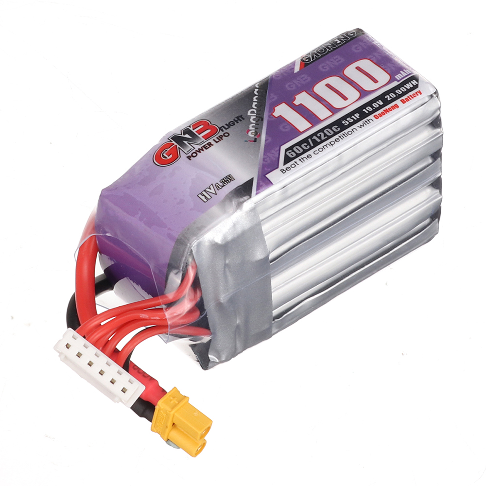 GaonengGNB19V1100mAh60C5SHVLiPoBatteryXT30XT60PlugforFPVRacingDrone-1890244-4