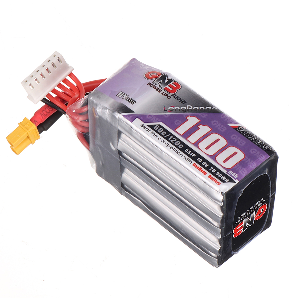 GaonengGNB19V1100mAh60C5SHVLiPoBatteryXT30XT60PlugforFPVRacingDrone-1890244-5