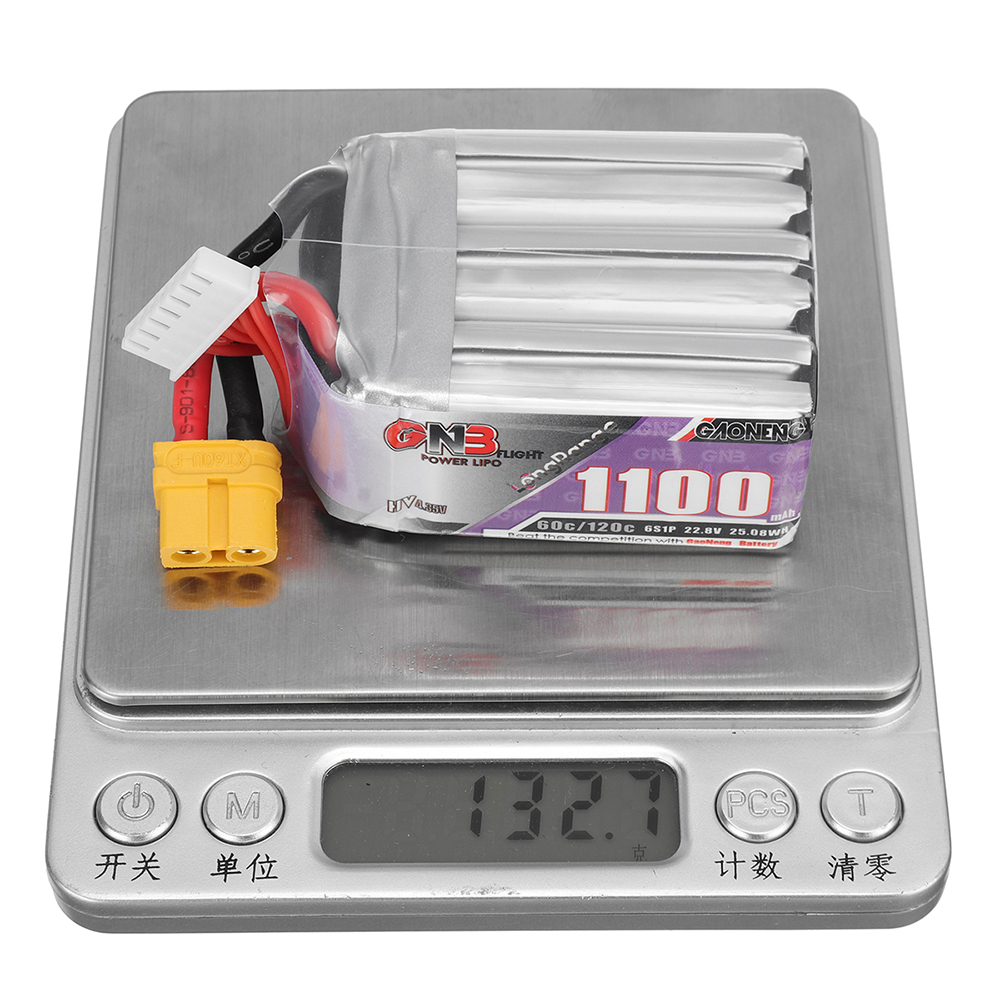 GaonengGNB228V1100mAh60C6SLiPoBatteryXT30XT60PlugforSpeedyBeeBee35FPVRacingDrone-1890243-12