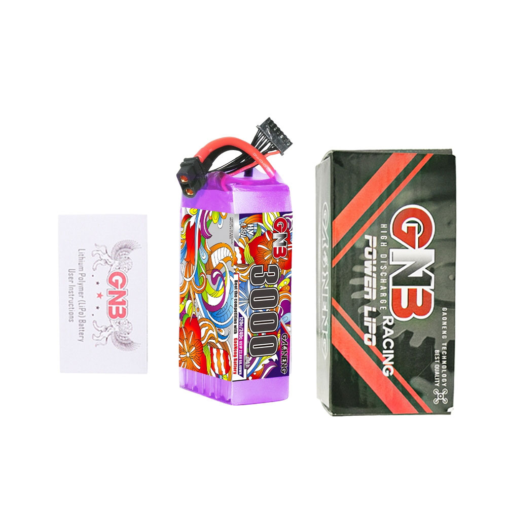 GaonengGNB228V3000mAh120C6SLiHVBatteryXT60XT90PlugforBladeScimitarLRXQuadE-fliteAirplaneRCBoat-1991918-4