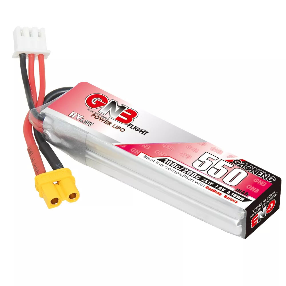 GaonengGNB2S76V550mAh100CLipoBatteryXT30PlugforHappymodelMobula8GEPRCTinyGoCrux3CinewhoopFPVDroneRCH-1998612-4