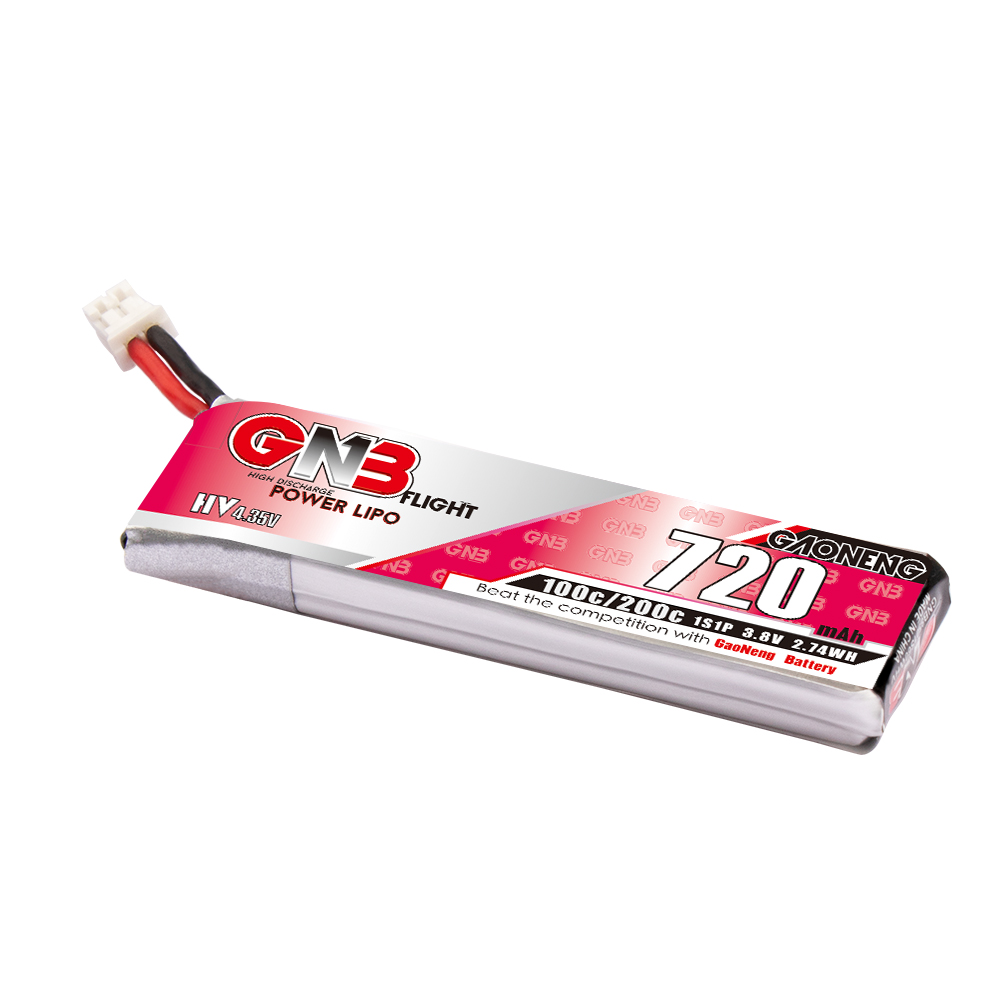GaonengGNB38V720mAh100C1SLiPoBatteryPH20PlugforFlywooFirefly1S-1880881-3