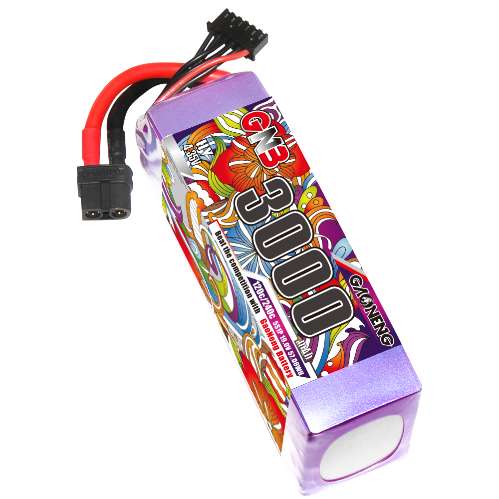 GaonengGNB5S19V3000mAh120CLiHVLipoBatteryXT60XT90Plugfor250-330mmBrushlessDroneBladeScimitarLRXQuadH-1991920-2