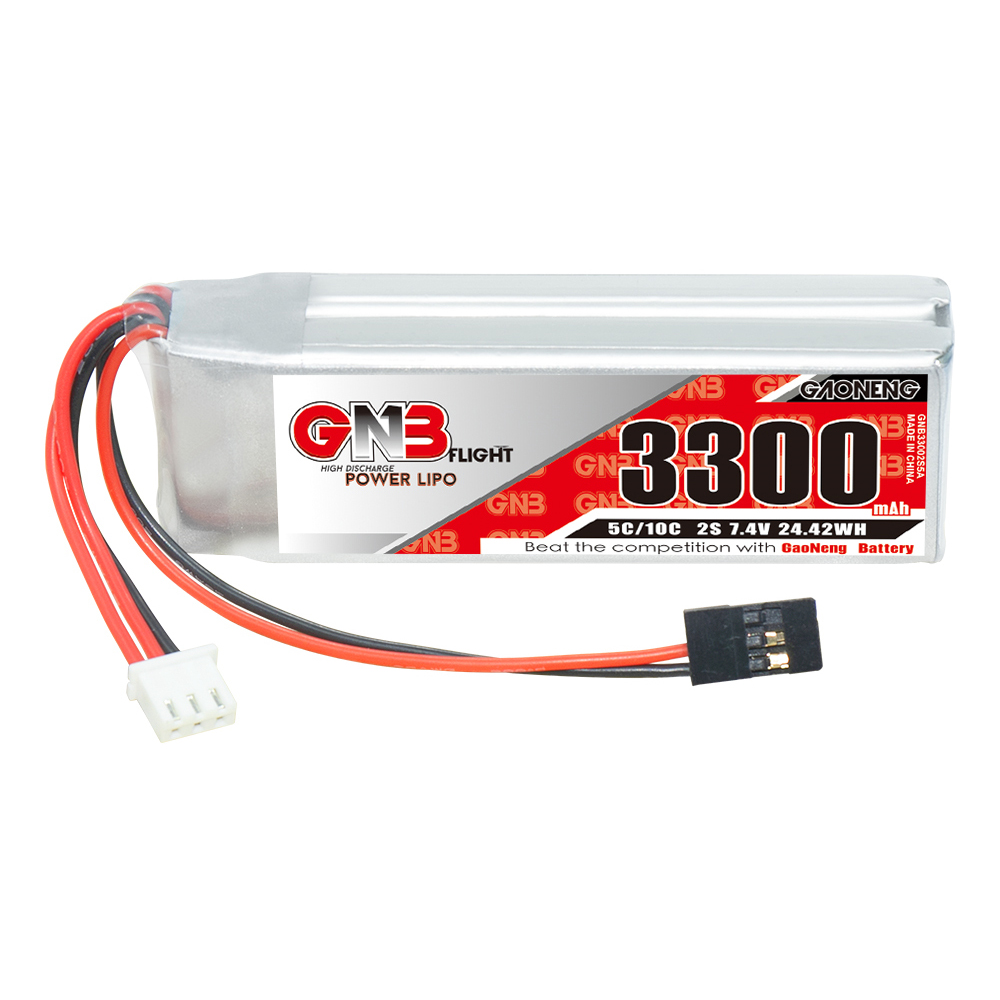 GaonengGNB74V3300mAh5C2SLiPoBatteryJRPlugforAirtronicsSanwaMT-4M11XM12TransmittersExzes-XAquila-6SD-1991921-3
