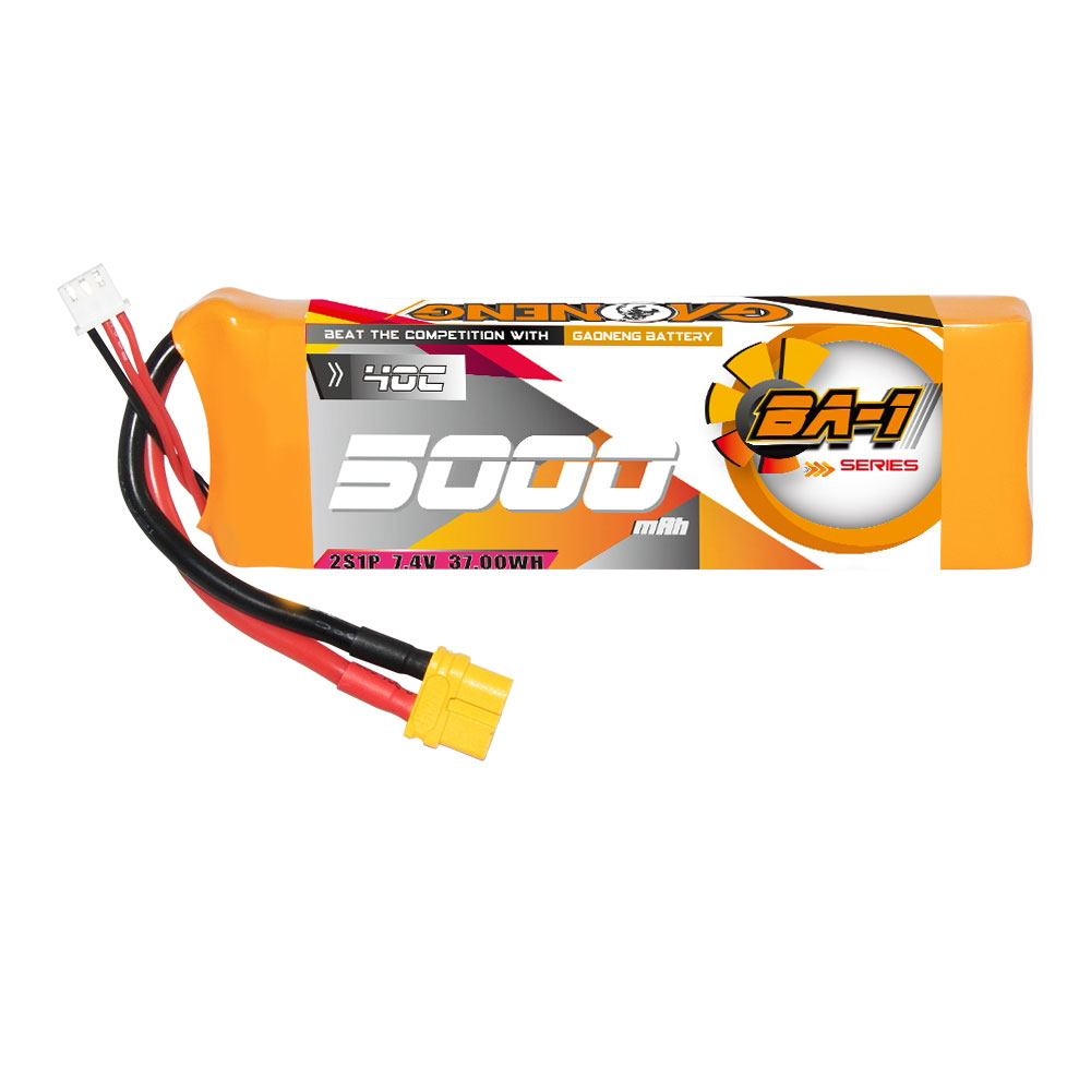 GaonengGNB74V5000mAh40C2SLiPoBatteryTPlugXT60Plugfor110and18scaleRCHobbyModelsRCCarBoat-1992003-1