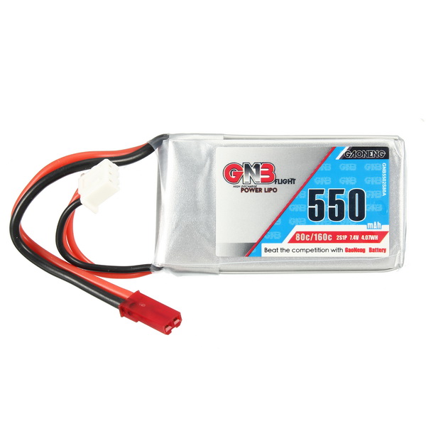 GaonengGNB74V550mAh80160C2SLiPoBatteryJSTPlugforRCDrone-1987136-1