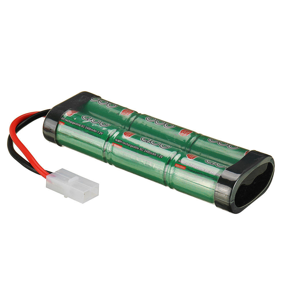 GensACE72V2400mAhNiMHBatterySmallTamiyaPlugforRCcarsTruggyTankElectricMonsterLOSIAssociatedHPITamiya-1894261-3