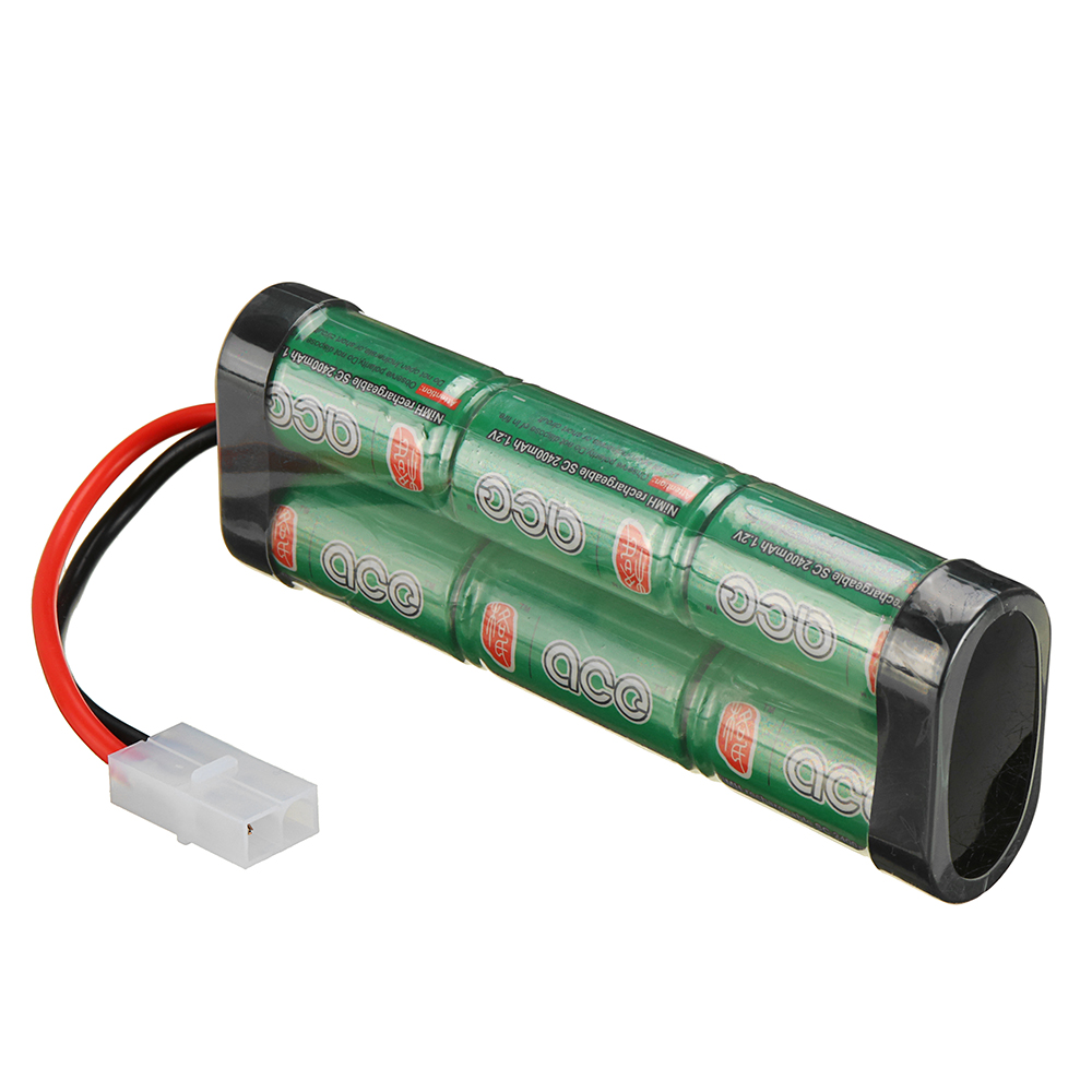 GensACE72V2400mAhNiMHBatterySmallTamiyaPlugforRCcarsTruggyTankElectricMonsterLOSIAssociatedHPITamiya-1894261-4