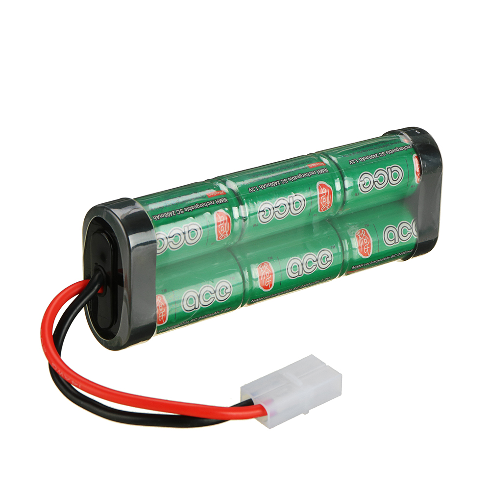 GensACE72V2400mAhNiMHBatterySmallTamiyaPlugforRCcarsTruggyTankElectricMonsterLOSIAssociatedHPITamiya-1894261-5