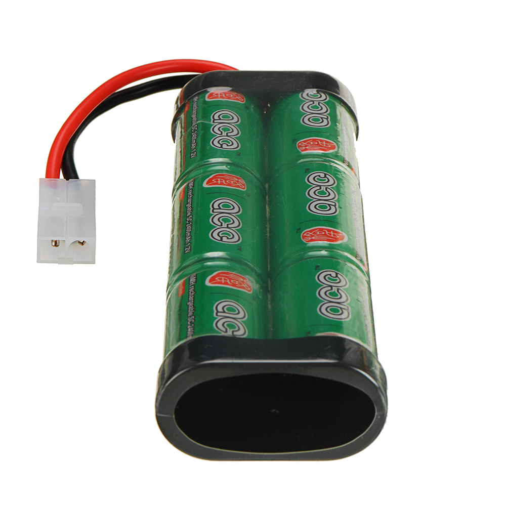 GensACE72V2400mAhNiMHBatterySmallTamiyaPlugforRCcarsTruggyTankElectricMonsterLOSIAssociatedHPITamiya-1894261-6