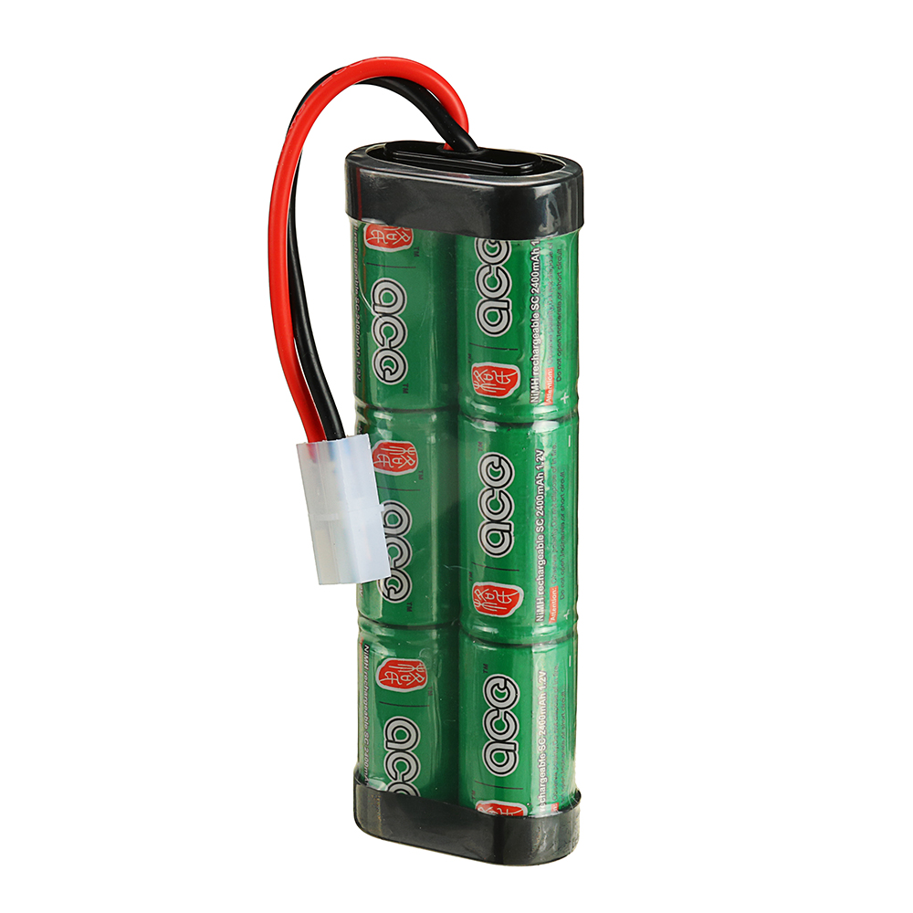 GensACE72V2400mAhNiMHBatterySmallTamiyaPlugforRCcarsTruggyTankElectricMonsterLOSIAssociatedHPITamiya-1894261-7