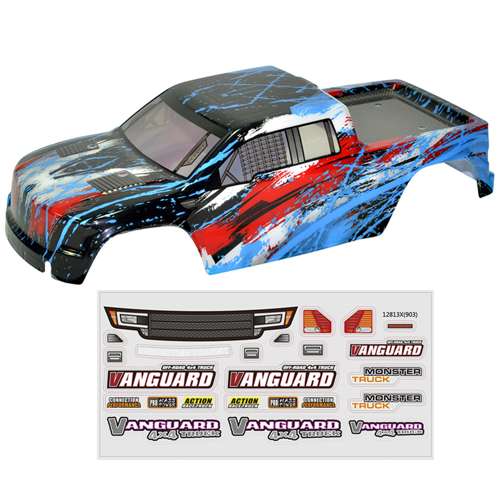 HBX903903A112RCCarSpareBodyShellBlueColorwStickerSheet90132VehiclesModelParts-1927444-1