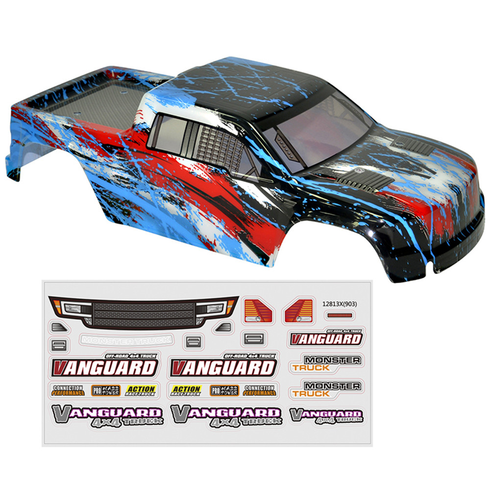 HBX903903A112RCCarSpareBodyShellBlueColorwStickerSheet90132VehiclesModelParts-1927444-2