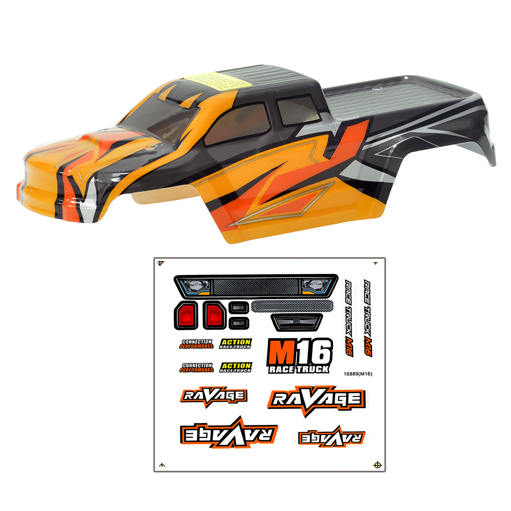 HBXHaiboxing1688916889APRO116RCCarPartsBodyShellwStickerVehiclesModelsSpareAccessoriesM16-B002M16039-2006235-1