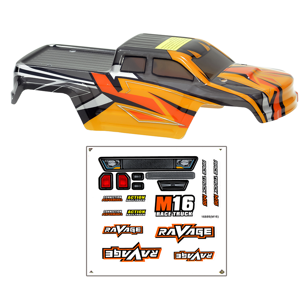 HBXHaiboxing1688916889APRO116RCCarPartsBodyShellwStickerVehiclesModelsSpareAccessoriesM16-B002M16039-2006235-3