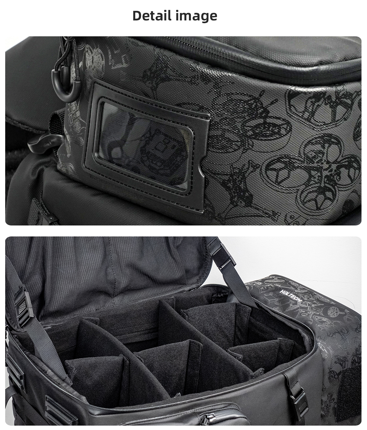 HGLRC335LWaterproofandSolidTypeOutdoorTravelCameraFPVBackpackBagSupport16InchLaptopTripodforRCDroneF-1984060-15