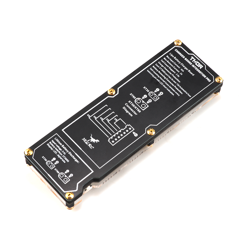 HGLRCLipoBatteryBalanceChargerBoardPro40AXT60XT30Plug2-6SIntegratedwithLipoDischargerforIMAXB6ISDTQ6-1976596-2