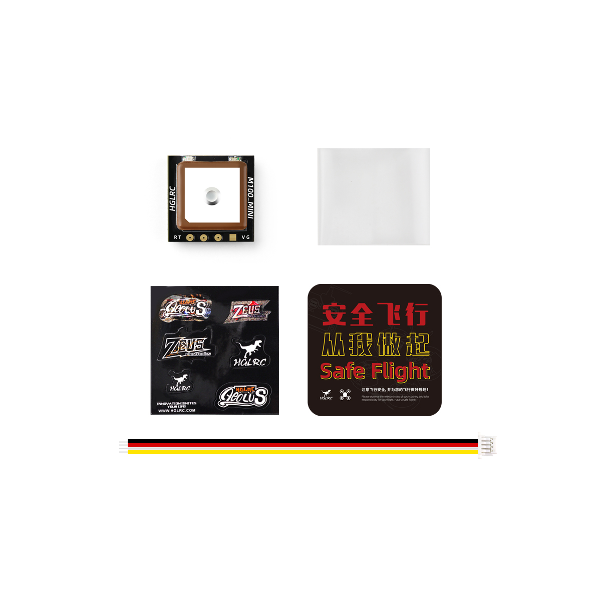 HGLRCM100MINIGPSModuleM10ChipBuilt-inCeramicAtennafor2-7InchFreestyleLongRangeFPVRacingRCDrone-1982120-4