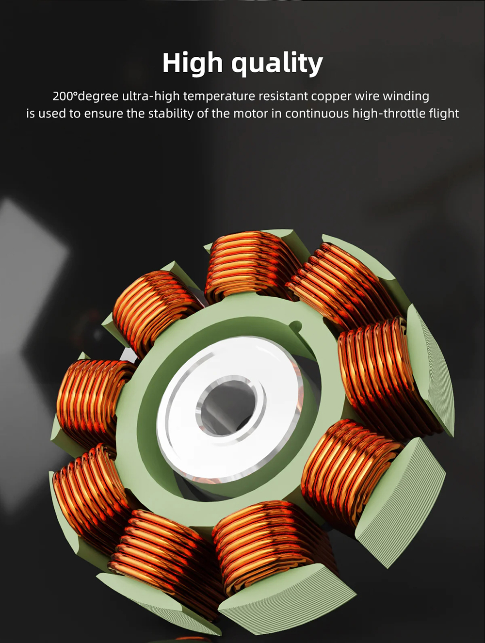 HGLRCSPECTER100221000KV1SBrushlessMotor15mmShaftforDrashark65mmTinyWhoopToothpickRCDroneFPVRacing-1989908-4