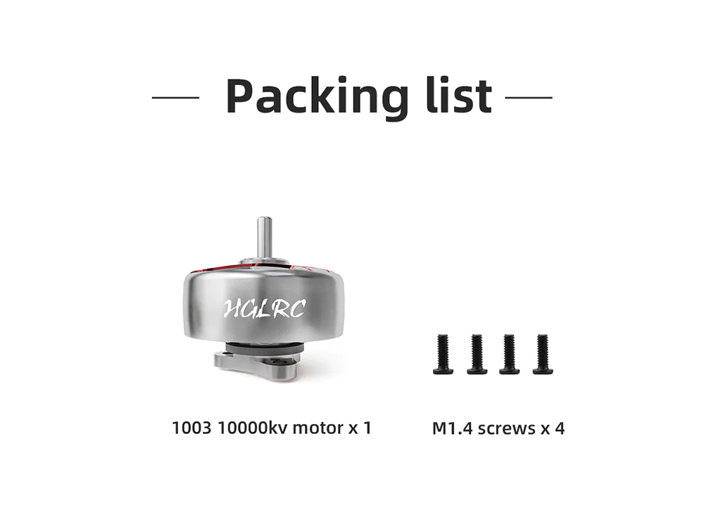 HGLRCSPECTER100310000KV1-2SBrushlessMotor15mmShaftfor75mmTinyWhoopToothpickFPVRacingDrone-1989811-11
