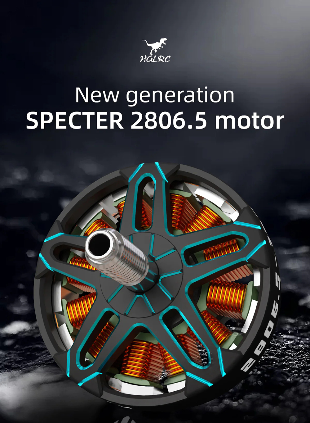 HGLRCSPECTER280651350KV4-6SBrushlessMotorfor6Inchto7InchLongRangeX8CinelifterRCFPVDrone-1989196-1