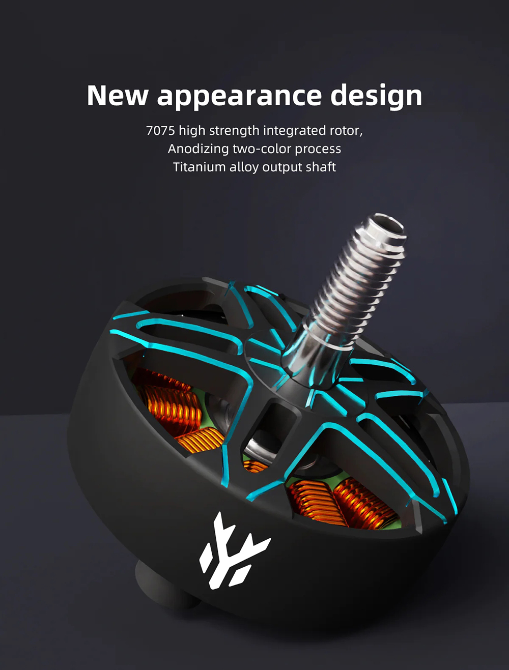 HGLRCSPECTER280651350KV4-6SBrushlessMotorfor6Inchto7InchLongRangeX8CinelifterRCFPVDrone-1989196-2