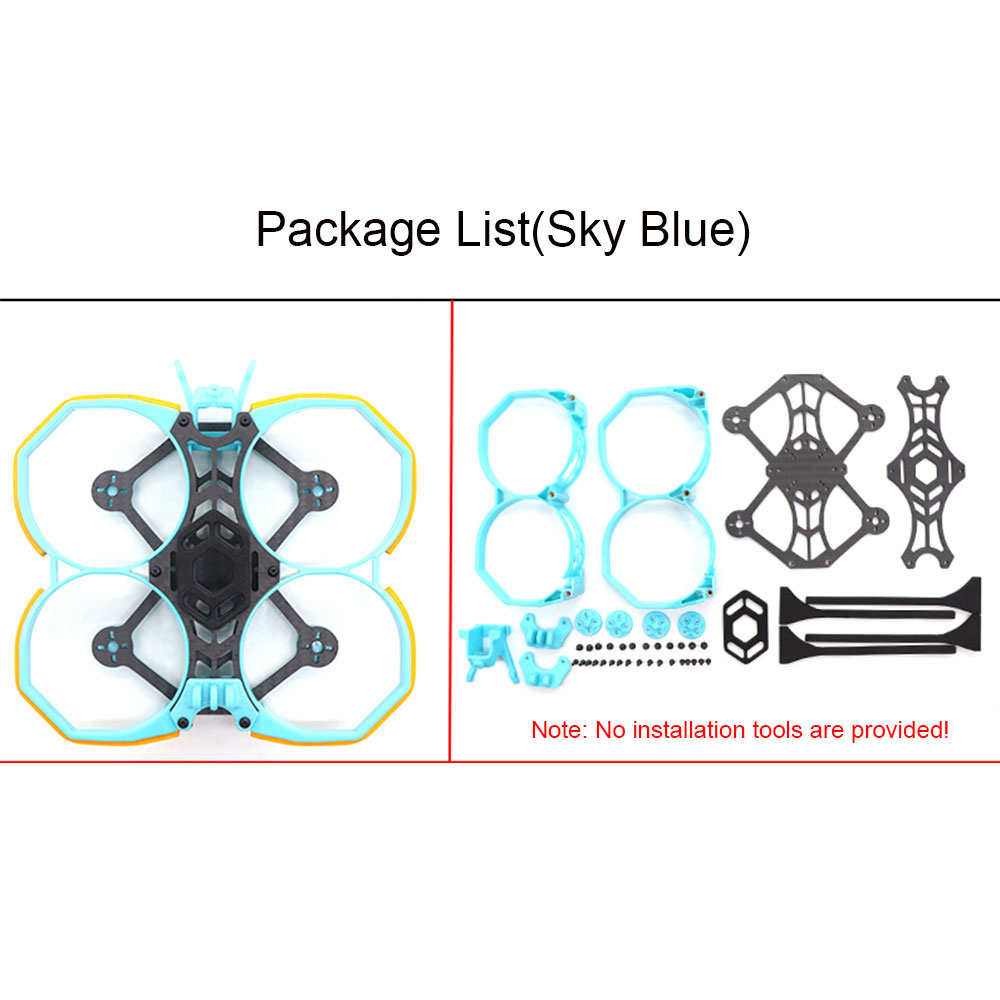 HSKRCButterfly25114mmWheelbase25InchDuctFrameKitforRCDroneFPVRacing-1989888-7