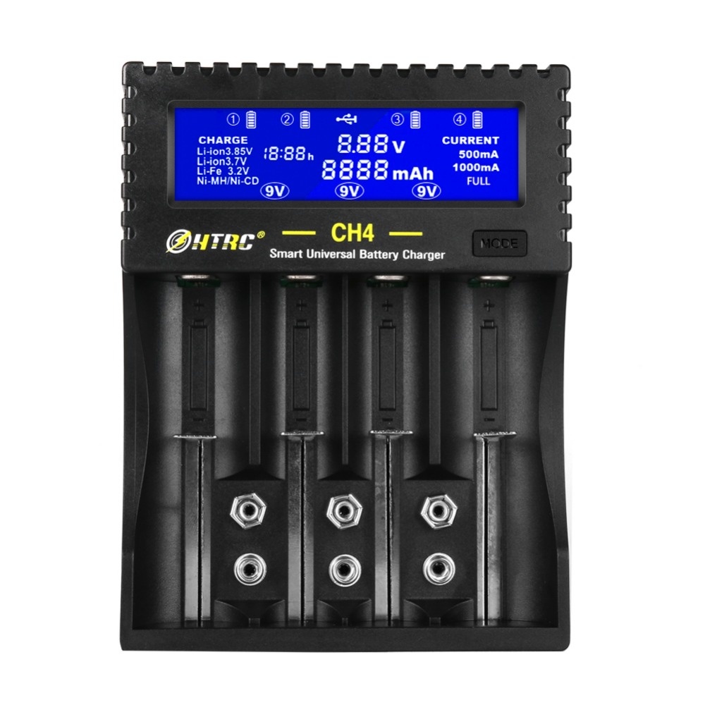 HTRCCH4BatteryChargerLi-ionLi-feNi-MHNi-CDSmartFastChargerfor18650266506F229VAAAAA1634014500BatteryC-1698784-7