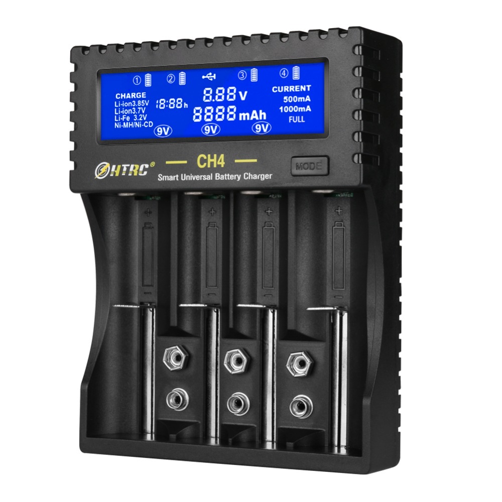 HTRCCH4BatteryChargerLi-ionLi-feNi-MHNi-CDSmartFastChargerfor18650266506F229VAAAAA1634014500BatteryC-1698784-8
