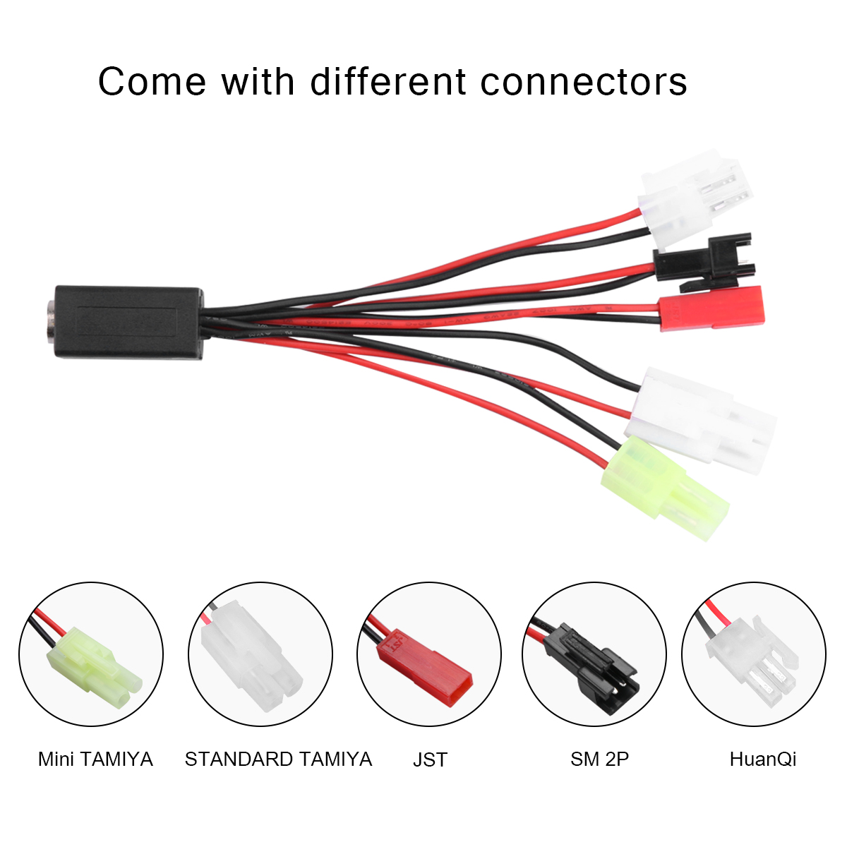 HTRCSmartNimhNicdChargerRCChargerwith6ConnectorsMiniTamiyafor2-10SNimhNicdBatteryofAirsoftRCCarBoatD-1989722-8