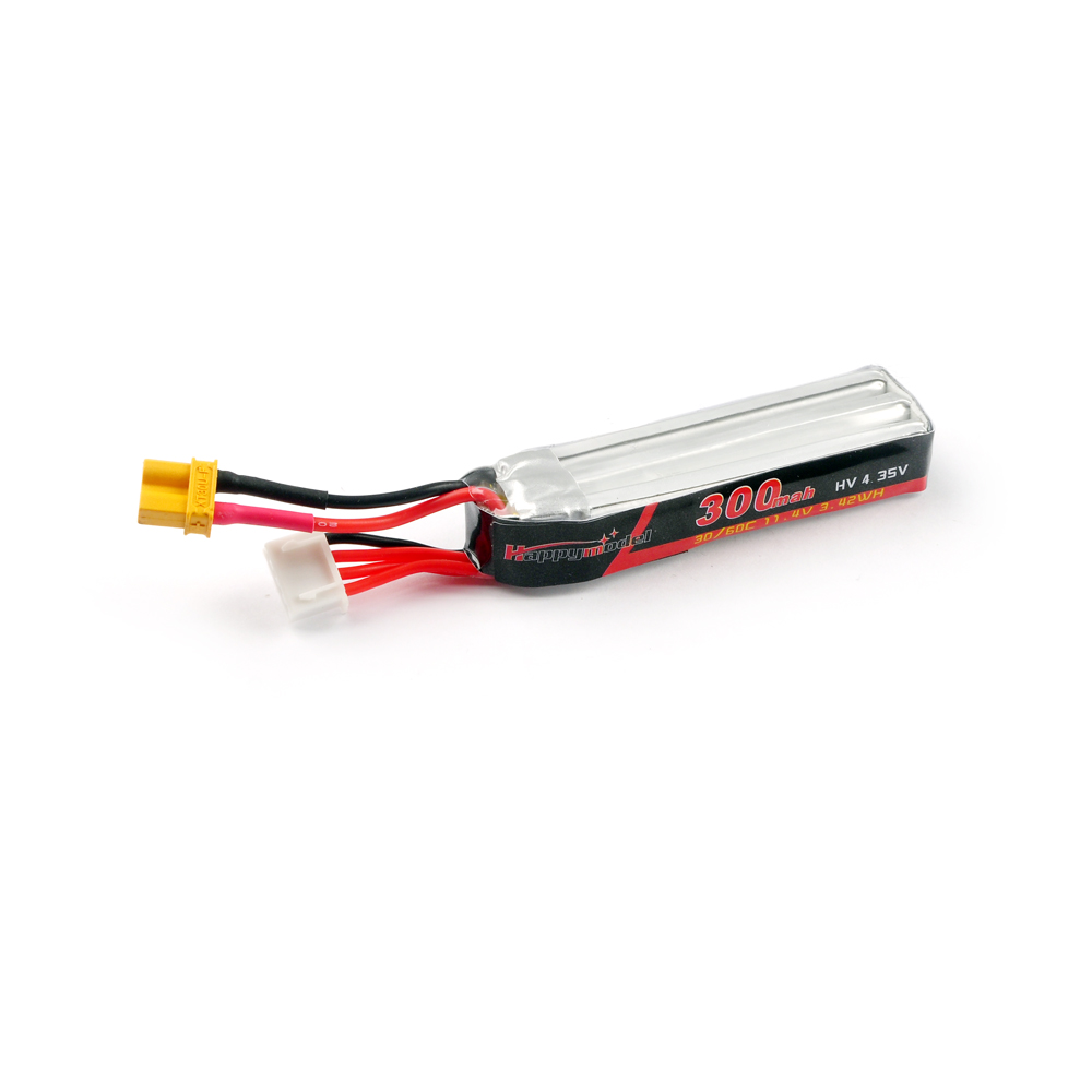 Happymodel300mAh114V30C60C3SXT30PlugLipoBatteryforMobula7HDSailfly-XURUAVUR85UR85HDRCDrone-1978597-1