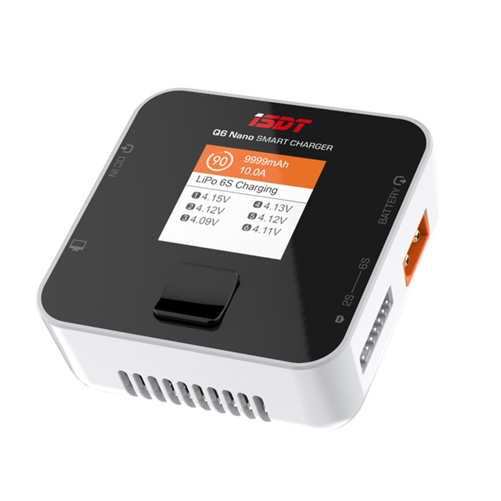 ISDTQ6NanoBattGo200W8ALipoBatteryChargerWhiteColorWithXT60PlugParallelChargingBoard-1716312-2