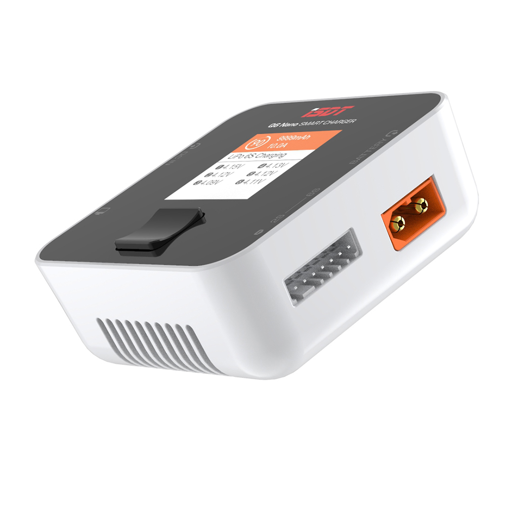 ISDTQ6NanoBattGo200W8ALipoBatteryChargerWhiteColorWithXT60PlugParallelChargingBoard-1716312-3