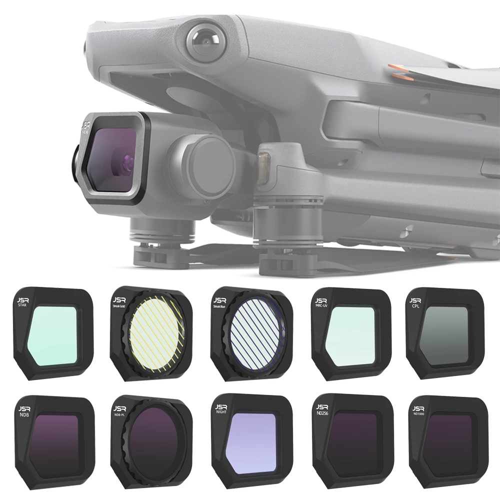 JUNESTARCameraLensFilterCPLUVSTRANIGHTNDNDPLND256ND1000forDJIMavic3ClassicRCDroneQuadcopter-1977621-1