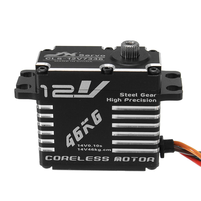 JXCLS-12V734646KG12V180DegreesHVHighPrecisionSteelGearDigitalCorelessServoForRCRobot-1180608-2