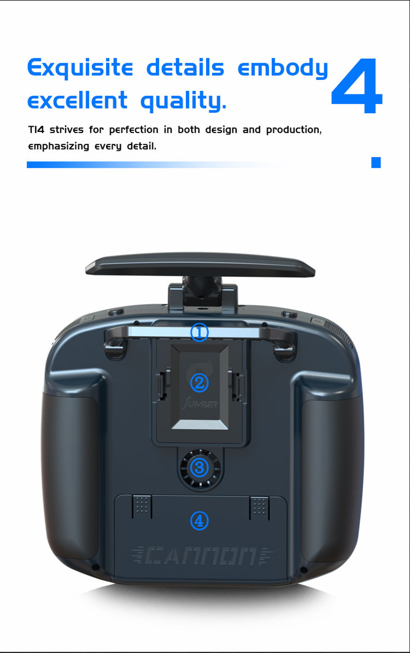 JumperT14MacaronColor24GHz915MHz1WELRSHallSensorGimbals242OLEDScreenEdgeTXRadioControllerforFPVRCRac-2013783-7