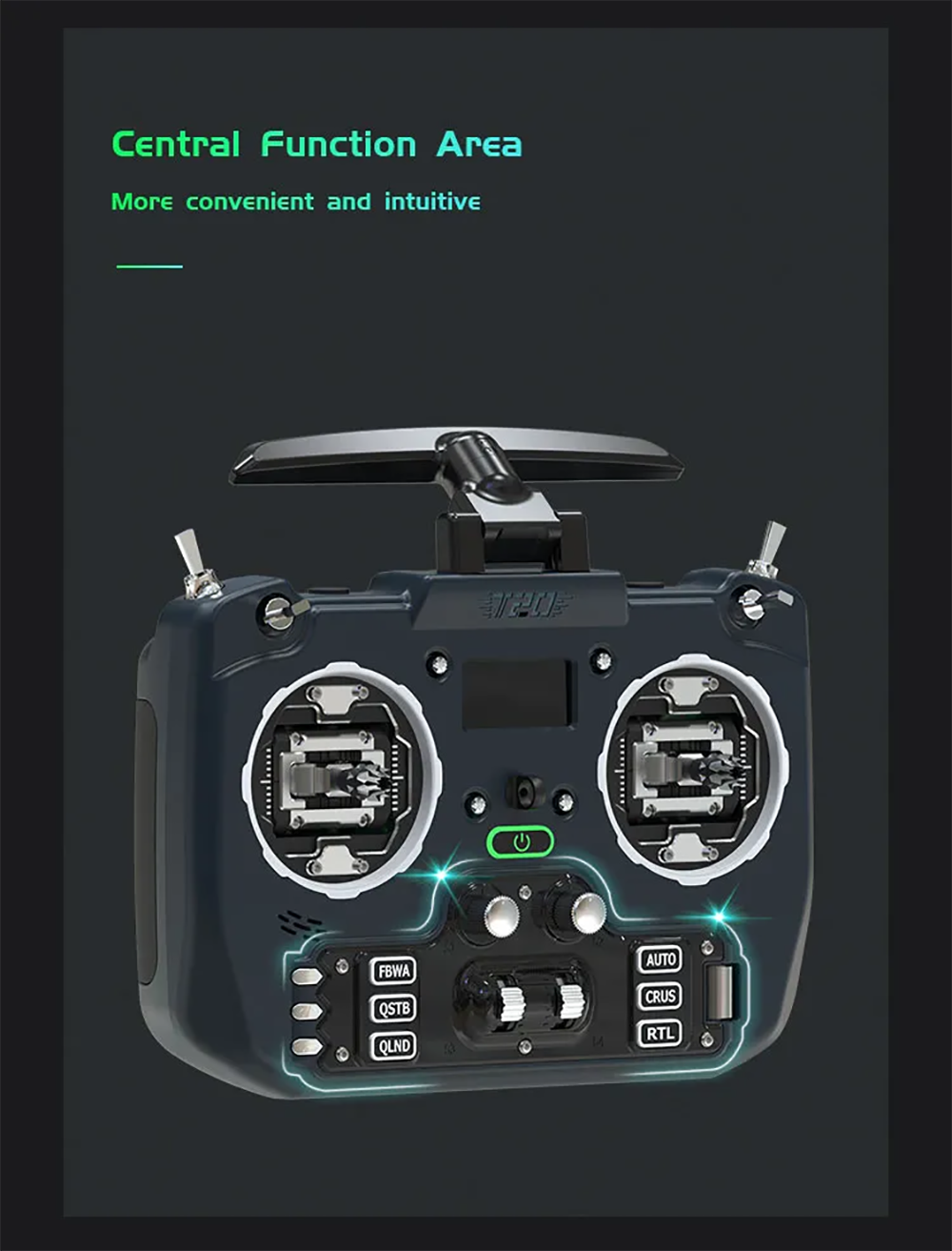 JumperrcT20V2ELRS24GHz915MHzHallSesorRDC90SensorGimbalFullSizeEdgeTXRadioTransmitterforFPVRCRacerDro-2009149-9