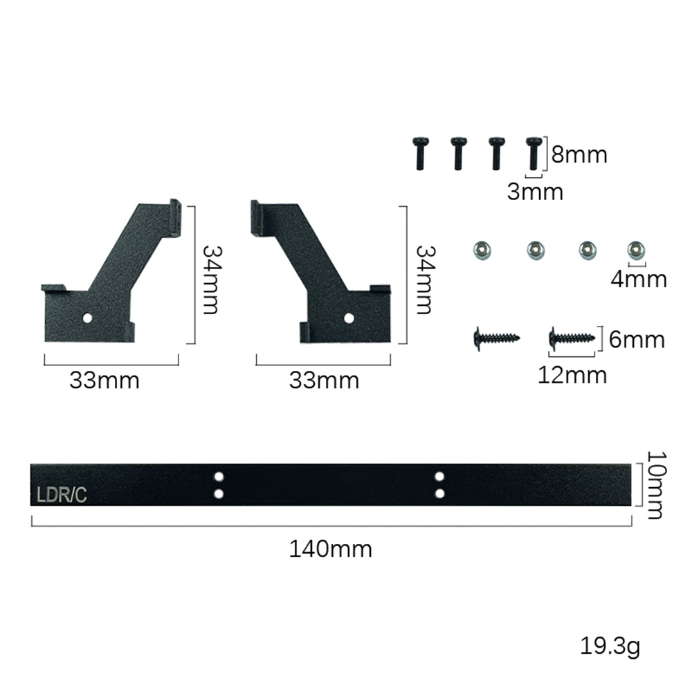 LDRCLDP06112Unimog435RCCarUpgradedMetalRearBumperProtectorLP0005VehiclesModelsSpareParts-1979511-1