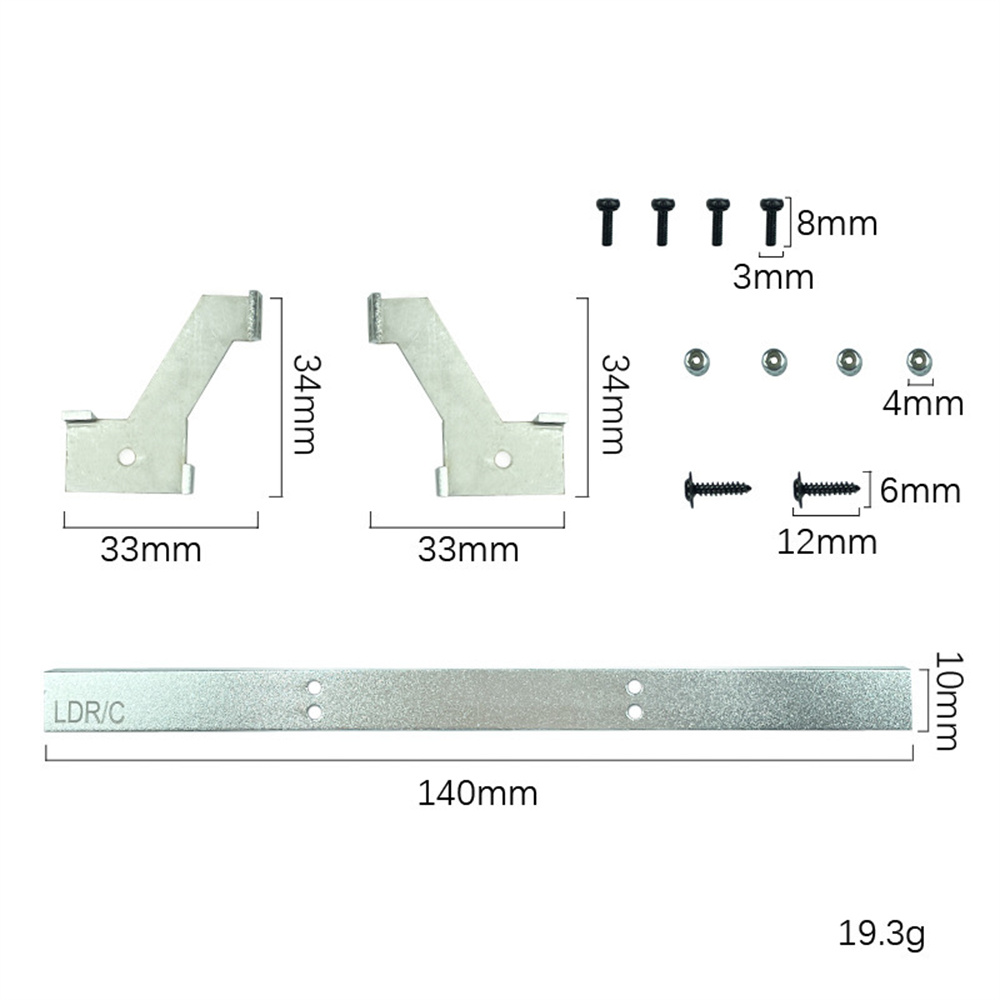 LDRCLDP06112Unimog435RCCarUpgradedMetalRearBumperProtectorLP0005VehiclesModelsSpareParts-1979511-2