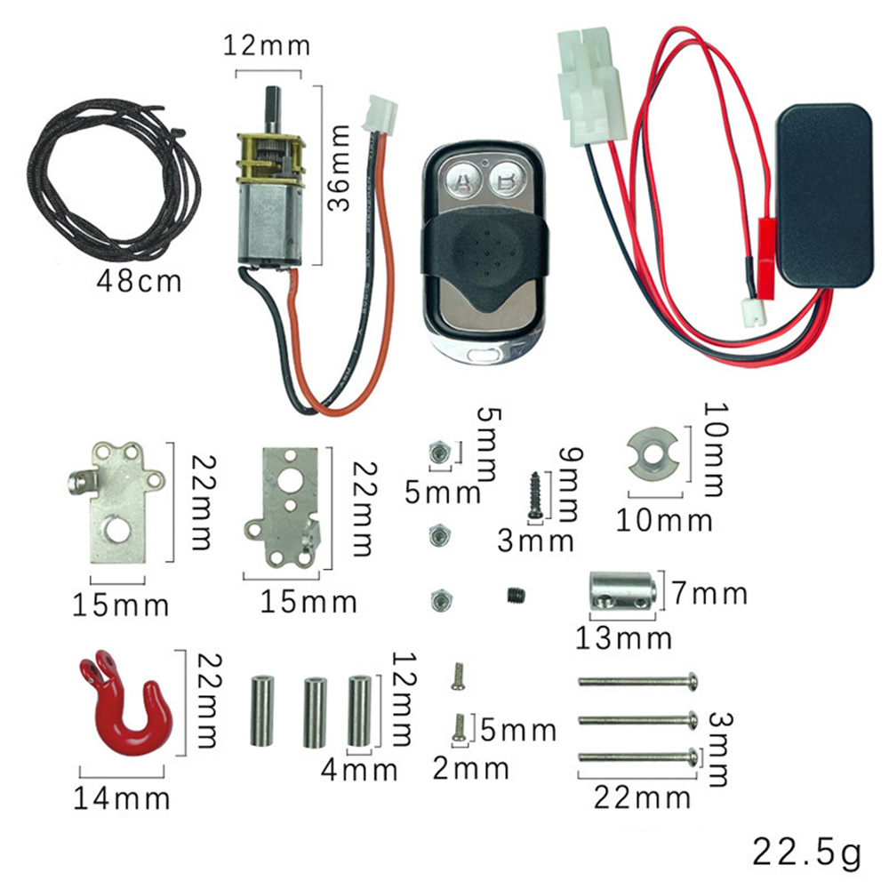 LDRCLDP06112Unimog435RCCarUpgradedMetalWinchSetLP0006LP0007VehiclesModelsSpareParts-1979520-1