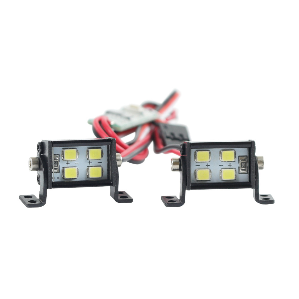 LEDHeadLightDoubleRowSpotlightWhiteLightforSCX10D90110RCCarParts-1999175-2