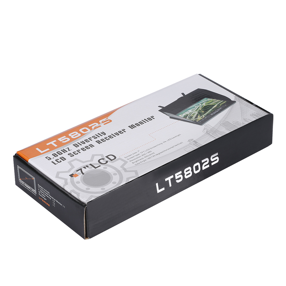 LSTLT5802S58G40CH8004807InchFPVMonitorBuiltinDualReceiverBatterywithAntennasforRCDrones-2009188-9