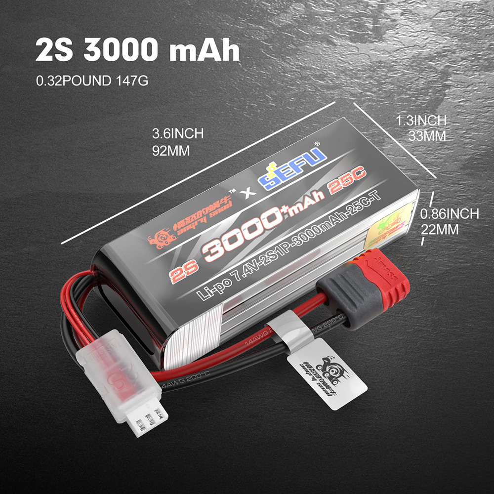 MJX2S74V25c3000mAhLI-POBatterywithT-plugforMJX16208162091420914210RCCarParts-2008879-1