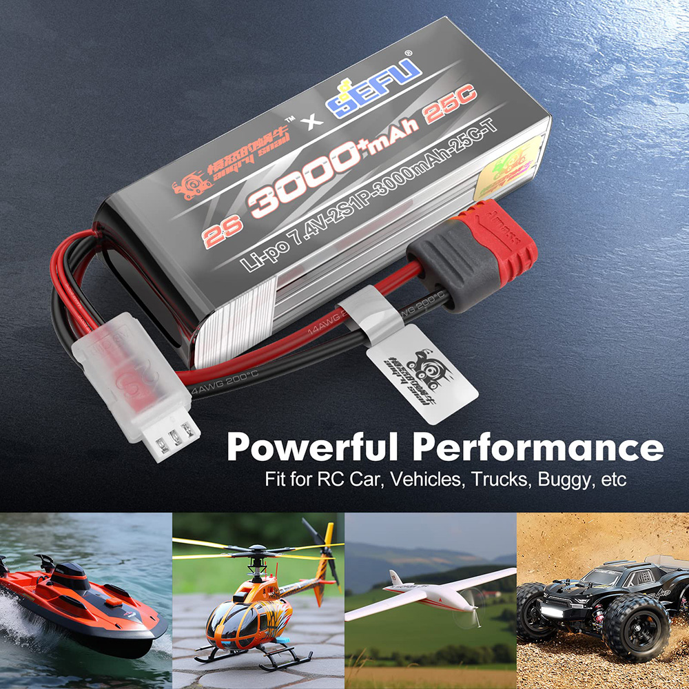 MJX2S74V25c3000mAhLI-POBatterywithT-plugforMJX16208162091420914210RCCarParts-2008879-2